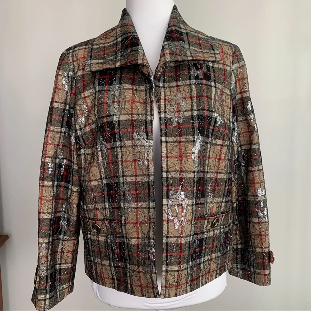 ❤️‍🔥❤️‍🔥 HP ❤️‍🔥❤️‍🔥 Andre Oliver long sleeve jacket.  Size 6 - Picture 2 of 7